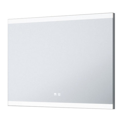 800 X 600mm Led Bathroom Mirror & Bluetooth Speaker -Ip44 Demister Tunable White - image 1