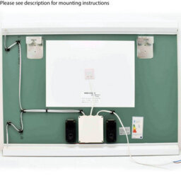 800 X 600mm Led Bathroom Mirror & Bluetooth Speaker -Ip44 Demister Tunable White - thumbnail 5