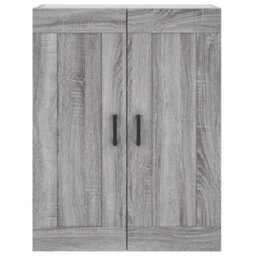Berkfield Wall Mounted Cabinet Grey Sonoma 69.5X34X90 Cm Engineered Wood - thumbnail 6