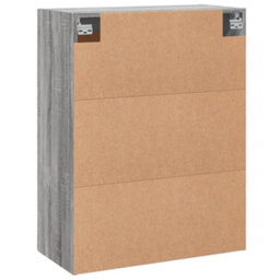 Berkfield Wall Mounted Cabinet Grey Sonoma 69.5X34X90 Cm Engineered Wood - thumbnail 9