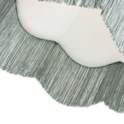 Happy Homewares Duck Egg And Pink Rose Victorian Lamp Shade With Embroidered Trims - thumbnail 4