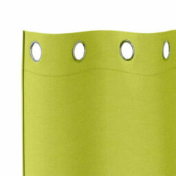 Berkfield Curtains With Curtains 2 Pcs Apple Green 260 X 140 Cm Polyester - thumbnail 4