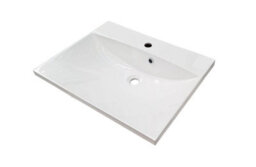 600mm Wall Hung Green Bathroom Vanity Unit With Basin And Drawers - thumbnail 5