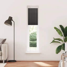 Walplus Pleated Blind Black 40X200 Cm Fabric Width 39.4 Cm Polyester - thumbnail 2