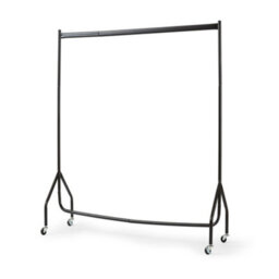 House Of Home Extra Strong Heavy Duty Black Metal 4Ft Long X 5Ft Tall Clothes Rail Stand - thumbnail 3
