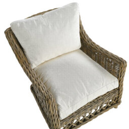 Beliani Garden Armchair Ribolla With Footstool Rattan Natural - thumbnail 6