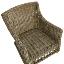 Beliani Garden Armchair Ribolla With Footstool Rattan Natural - thumbnail 7