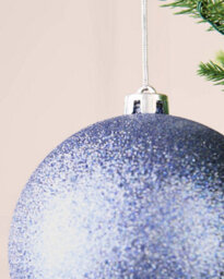 Werchristmas Ice Blue Extra Large Shatterproof Bauble Glitter 15 Cm - thumbnail 5