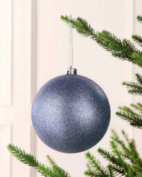 Werchristmas Ice Blue Extra Large Shatterproof Bauble Glitter 15 Cm - thumbnail 2