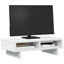 Walplus Monitor Stand White 50X27X15 Cm Engineered Wood - thumbnail 3