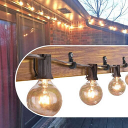 30-Pack Screw-In Light Hooks For Outdoor String, Fairy & Christmas Lights-Durable Patio & Indoor Hanging Clips, Mounting Hardware - thumbnail 2