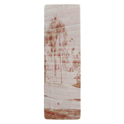 Benjamin Tate Design Bronze Palm Runner Special Soft Home Rug - thumbnail 1