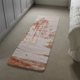 Benjamin Tate Design Bronze Palm Runner Special Soft Home Rug - thumbnail 4