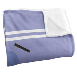South Park Queasy Silky Towelie Supersoft Blanket Lavender/white (One Size) - thumbnail 3