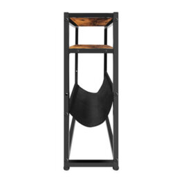 43X18X55Cm Slim Side Table Narrow End Table Bedside Tables Small Table Metal Frame Bedroom - thumbnail 3