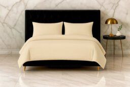 Microfibre Soft Touch Duvet Cover And Pillowcase/s Set Bed Linen Beige