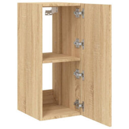 Walplus Tv Wall Cabinet With Led Lights Sonoma Oak 30.5X35X70 Cm - thumbnail 8