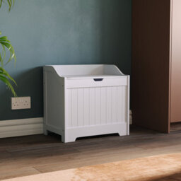 Lassic Bath Vida Priano Toy Box Storage Ottoman Chest, White - thumbnail 6