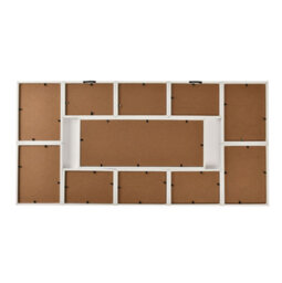 Arpan Multi Aperture Personalised Photo Picture Frame Alphabet Or Number Holds 10 Photos (White) - thumbnail 2