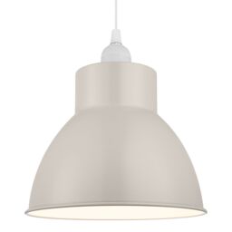 GoodHome Fulgo Beige Round Lamp Shade (D)20.8Cm - thumbnail 3