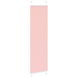 Berkfield Pleated Blind Pink 55X200 Cm Fabric Width 54.4 Cm Polyester - thumbnail 3