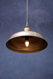 Orsina Small Pendant Light With Zinc Finish, Ceiling Light For Kitchen Or Dining Room, Durable Hanging Lamp - thumbnail 2