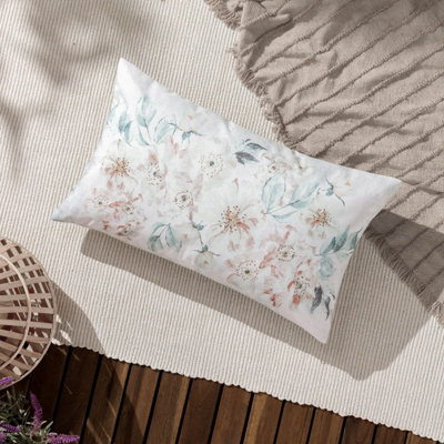 Evans Lichfield Canina Floral Polyester Filled Outdoor Cushion - image 1