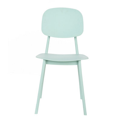 Wyld And Coco Home Mint Green Set Of 2 Lightweight Polypropylene Outdoor Dining Chairs - image 1