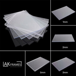 AK Frames 26X16 Clear Acrylic Plexiglass Sheet 5mm Transparent Sheet - thumbnail 3