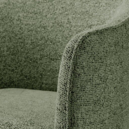 Furniturebox Uk Vera Green Fabric Accent Chair - thumbnail 6