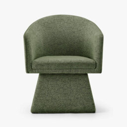 Furniturebox Uk Vera Green Fabric Accent Chair - thumbnail 4
