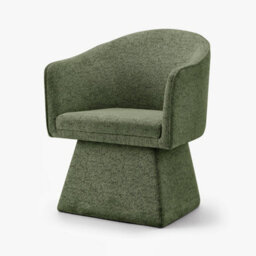 Furniturebox Uk Vera Green Fabric Accent Chair - thumbnail 3
