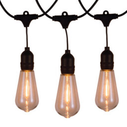 Tcp Led Festoon Lights 10M Indoor & Outdoor Decorative Lighting, St64 E27 Warm White Mains Powered - thumbnail 2