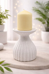 Designo Ceramic Large Candle Holder Home Decor White House Warming Gift - thumbnail 5