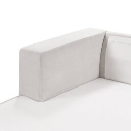 Beliani Corner Sofa 3 Seater Lofoten Fabric Off-White Right Hand - thumbnail 8