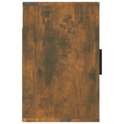 Berkfield Wall-Mounted Bedside Cabinet Smoked Oak 50X30X47 Cm - thumbnail 7