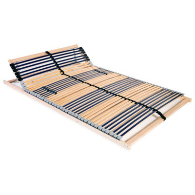 Vidaxl Slatted Bed Base Without Mattress With 42 Slats 7 Zones 100X200 Cm - image 1