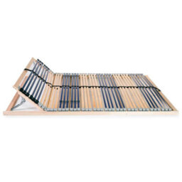 Vidaxl Slatted Bed Base Without Mattress With 42 Slats 7 Zones 100X200 Cm - thumbnail 2