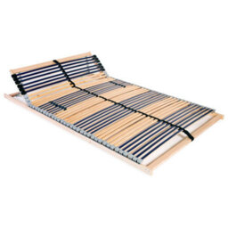 Vidaxl Slatted Bed Base Without Mattress With 42 Slats 7 Zones 100X200 Cm - thumbnail 1
