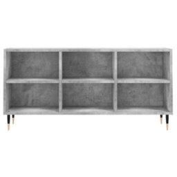 Berkfield Sturdy Tv Cabinet Concrete Grey 103.5X30X50 Cm Engineered Wood - thumbnail 4