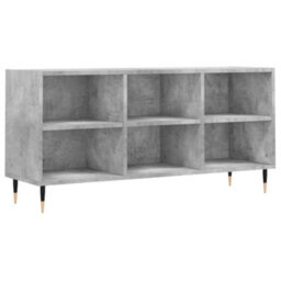 Berkfield Sturdy Tv Cabinet Concrete Grey 103.5X30X50 Cm Engineered Wood - thumbnail 1