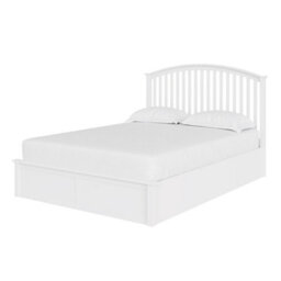 Gfw Madrid Wooden Ottoman Bed 150Cm King Size White - thumbnail 3