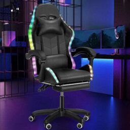 Gaming Chair With Illuminat Ergonomic Computer Swivel Office Chair - thumbnail 2