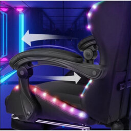 Gaming Chair With Illuminat Ergonomic Computer Swivel Office Chair - thumbnail 6
