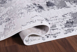 Styra Modern Grunge Abstract Area Rugs Silver 120X170 Cm - thumbnail 3