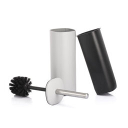 Showerdrape Capri White 3L Bathroom Bin & Toilet Brush Set - thumbnail 4