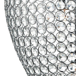 The Lighting Studio Frost 5 Light Pendant Polished Chrome And Clear Faceted Crystal - thumbnail 5