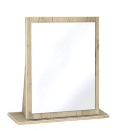 Swift Como Grey Oak Effect Rectangular Framed Mirror, (H)51Cm (W)48Cm - thumbnail 2
