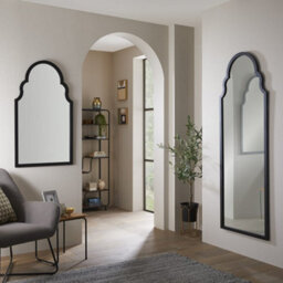 The Online Mirror Shop Wall Mirror Casablanca Arched Shape With Black Frame For Hanging In Living Room, Bedroom- H 104Cm X W 60Cm X D 4Cm - thumbnail 5