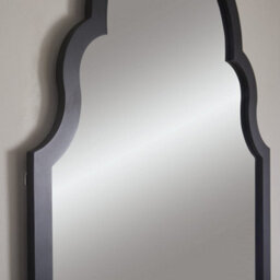 The Online Mirror Shop Wall Mirror Casablanca Arched Shape With Black Frame For Hanging In Living Room, Bedroom- H 104Cm X W 60Cm X D 4Cm - thumbnail 3